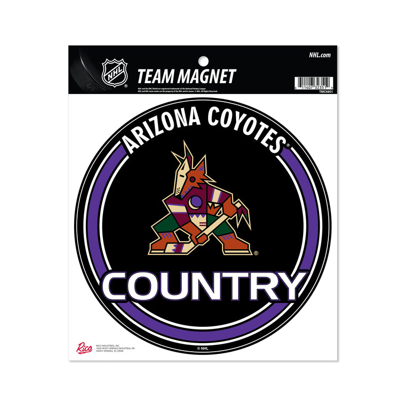 Coyotes 8" Team Magnet Circle