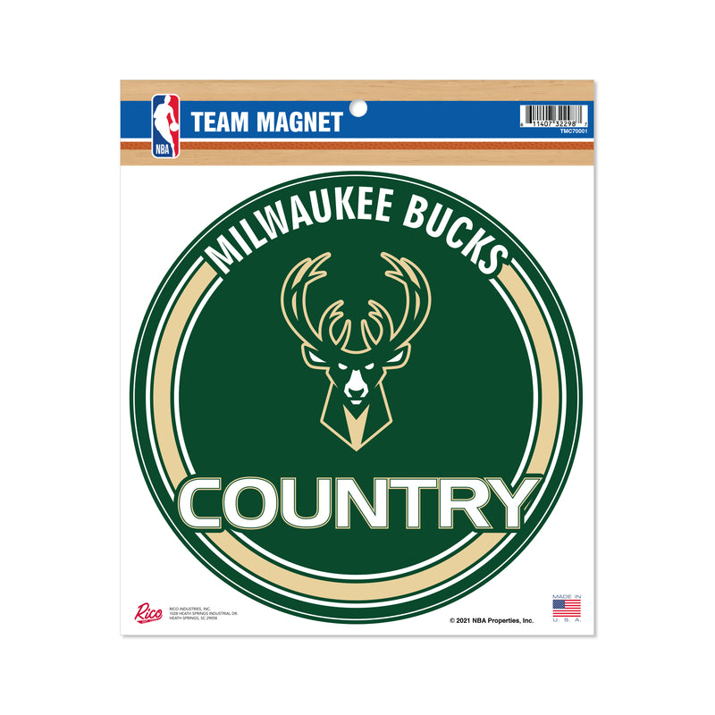 Bucks 8" Team Magnet Circle