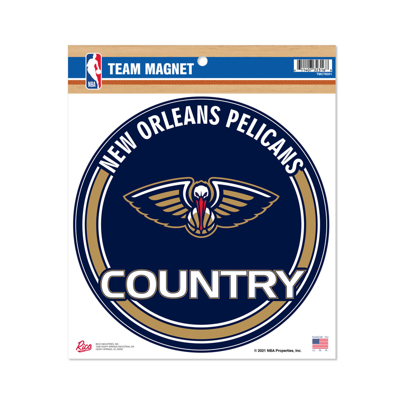 Pelicans 8" Team Magnet Circle