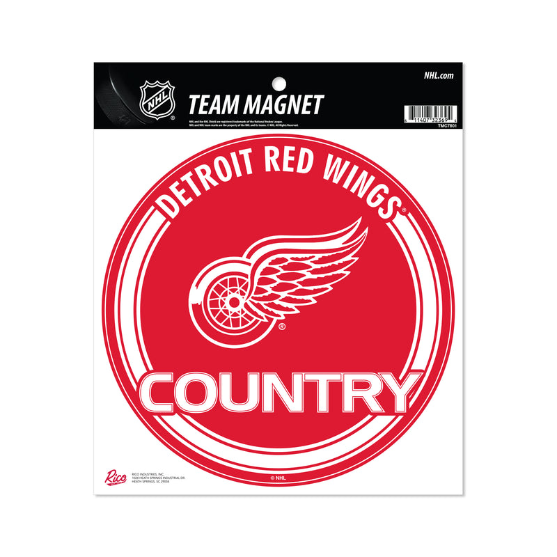 Red Wings 8" Team Magnet Circle