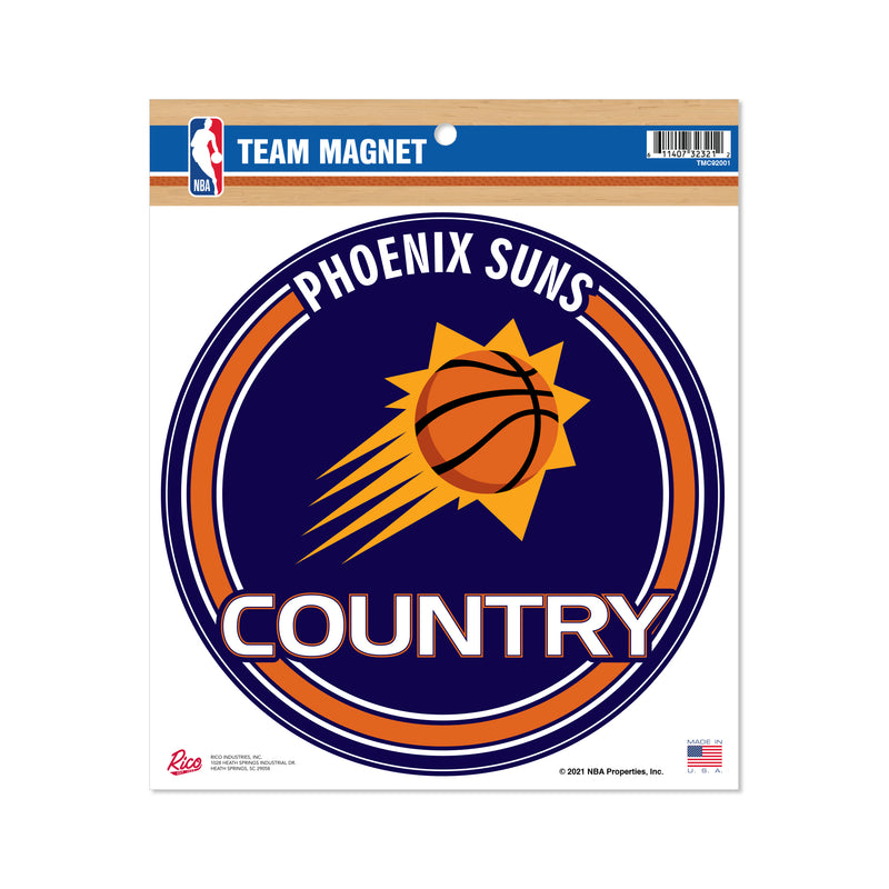 Suns 8" Team Magnet Circle