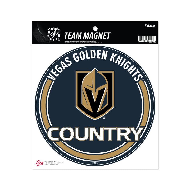 Golden Knights 8" Team Magnet Circle