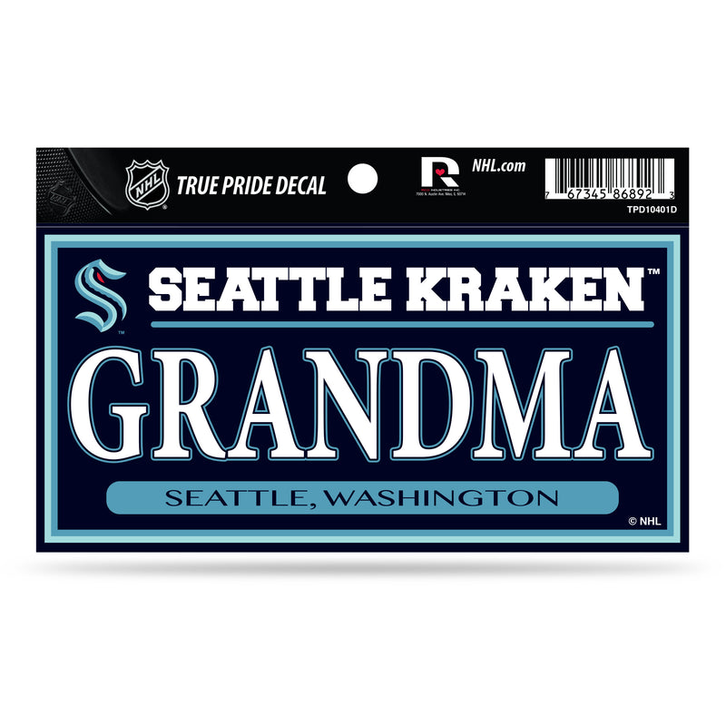 Seattle Kraken True Pride Decal - Grandma