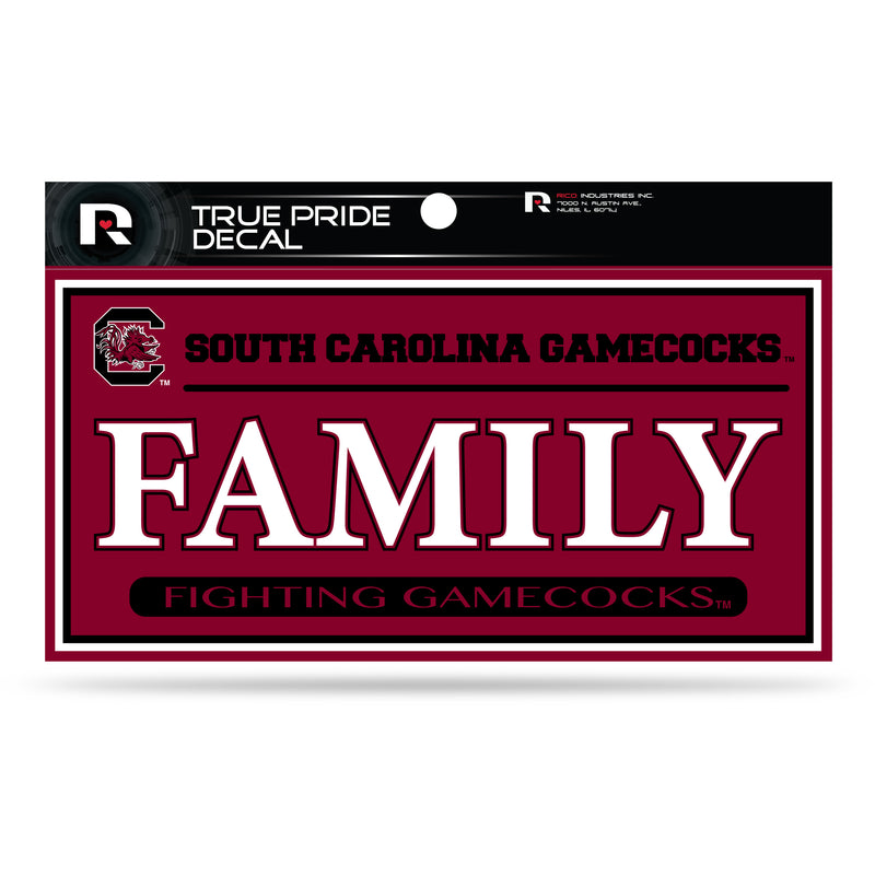 South Carolina University 3" X 6" True Pride Decal - Family (Alternate)