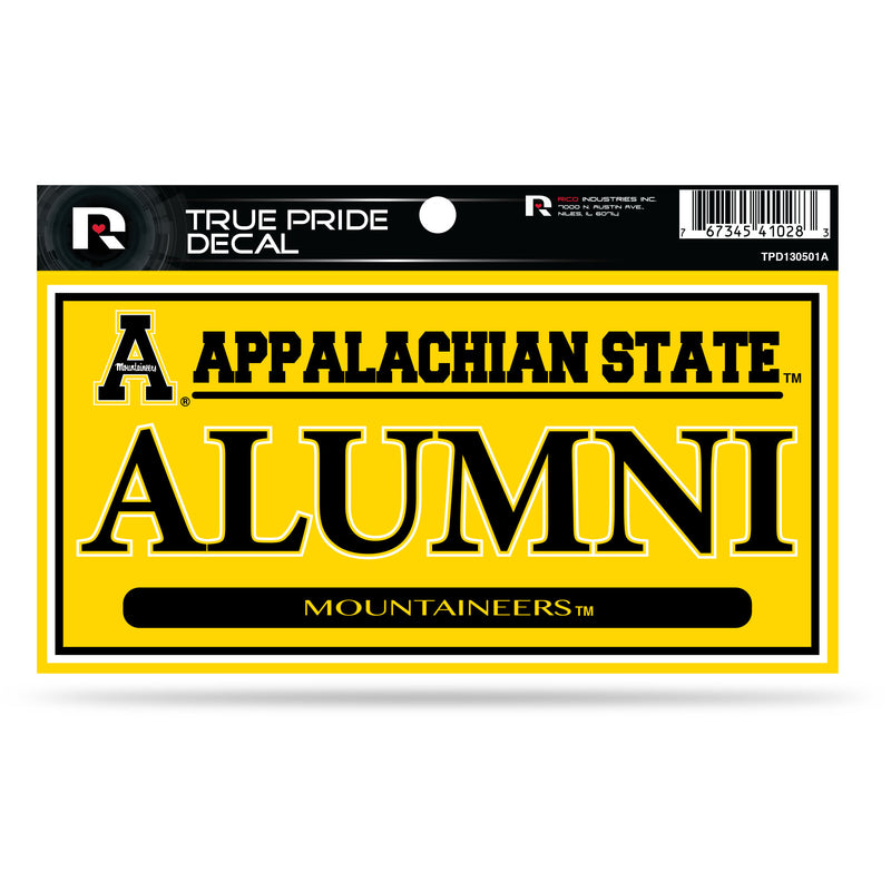 Appalachian State 3" X 6" True Pride Decal - Alumni