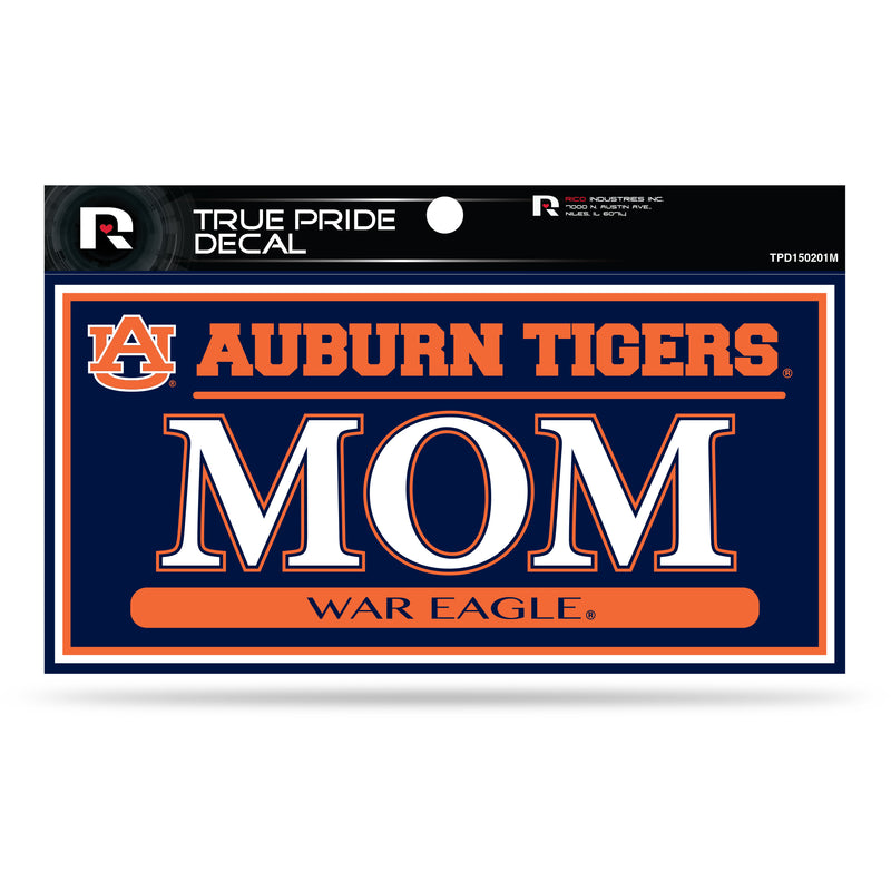 Auburn 3" X 6" True Pride Decal - Mom