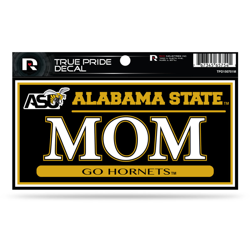 Alabama State 3" X 6" True Pride Decal - Mom