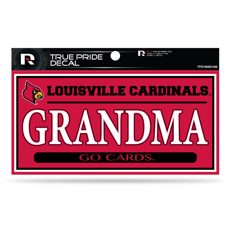 Louisville 3" X 6" True Pride Decal - Grandma