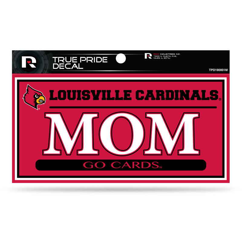 Louisville 3" X 6" True Pride Decal - Mom
