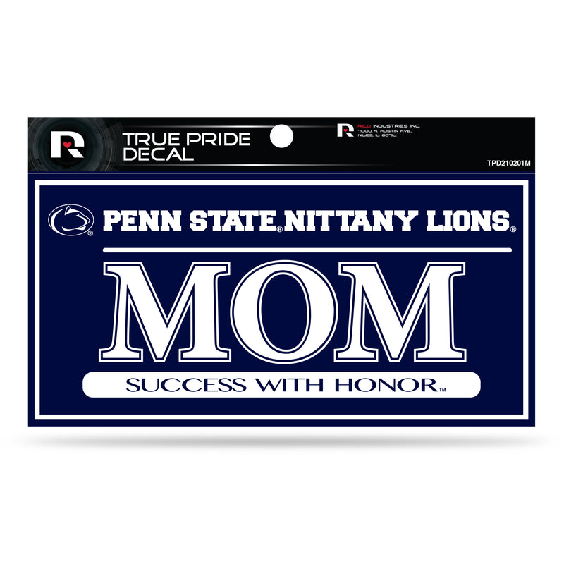 Penn State 3" X 6" True Pride Decal - Mom