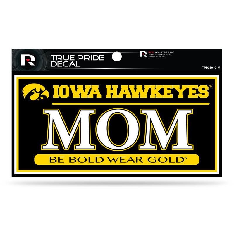 Iowa University 3" X 6" True Pride Decal - Mom