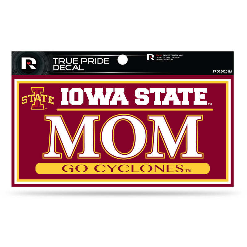 Iowa State University 3X6 True Pride Decal - Mom