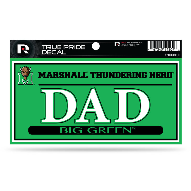 Marshall 3" X 6" True Pride Decal - Dad