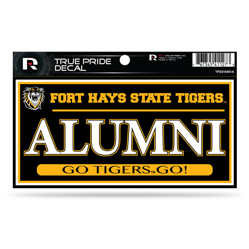 Fort Hays State 3" X 6" True Pride Decal - Alumni