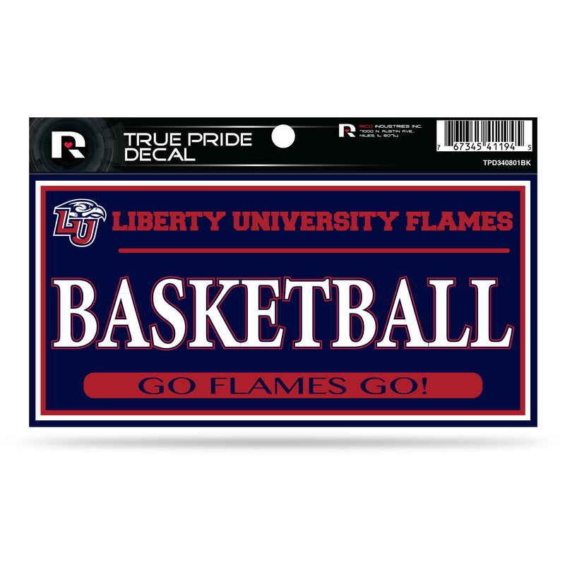 Liberty 3" X 6" True Pride Decal - Basketball