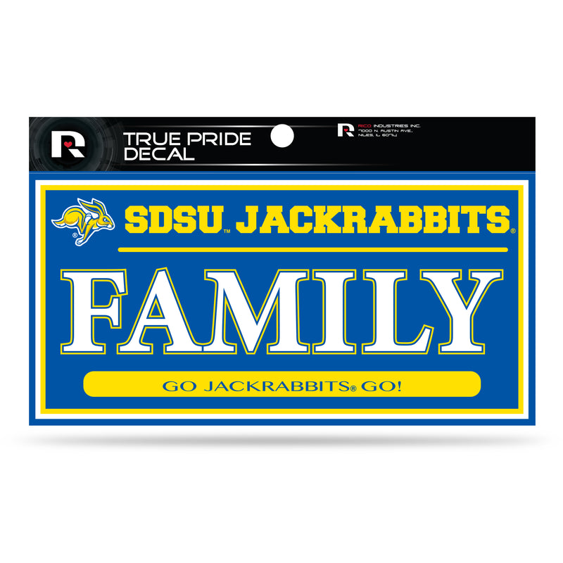 South Dakota State University 3" X 6" True Pride Decal - Family