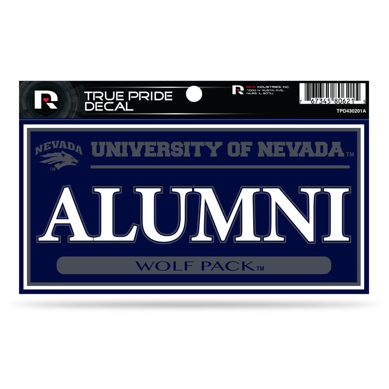 Nevada - Reno 3" X 6" True Pride Decal - Alumni