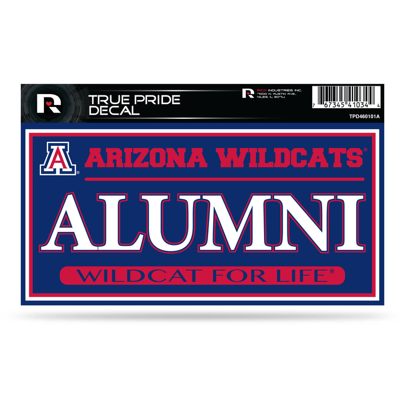 Arizona University 3" X 6" True Pride Decal - Alumni