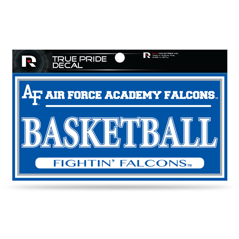 Air Force Academy 3" X 6" True Pride Decal - Basketball