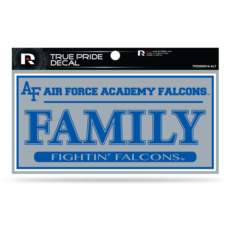 Air Force Academy 3" X 6" True Pride Decal - Family (Alternate)
