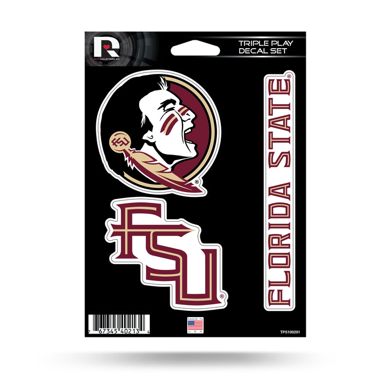 Florida State Triple Play Sticker