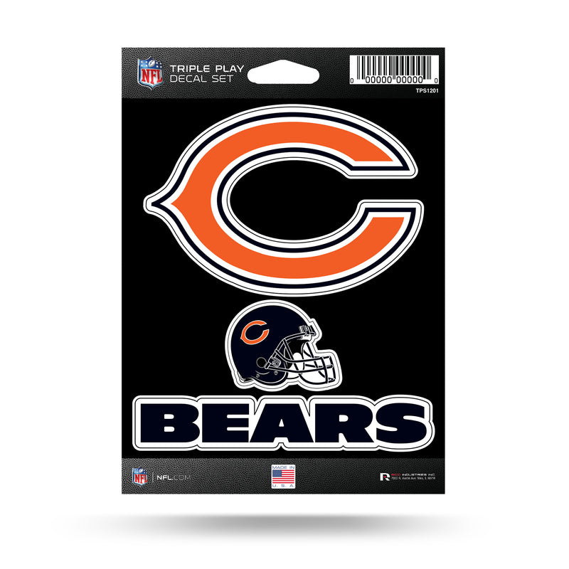 Bears Triple Play Sticker