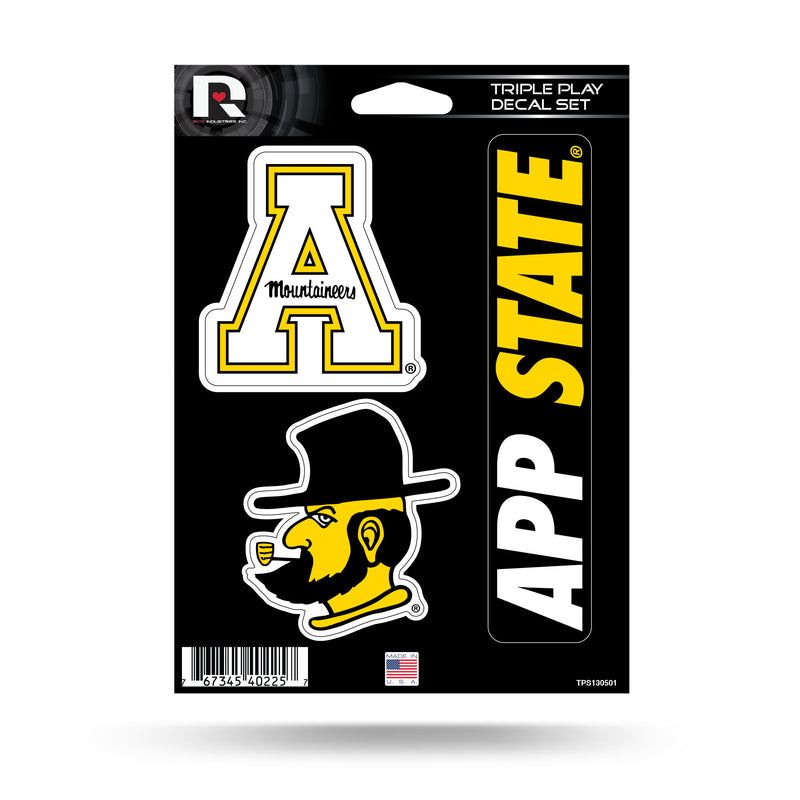 Appalachian State Triple Play Sticker