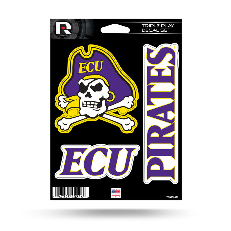 East Carolina Triple Play Sticker