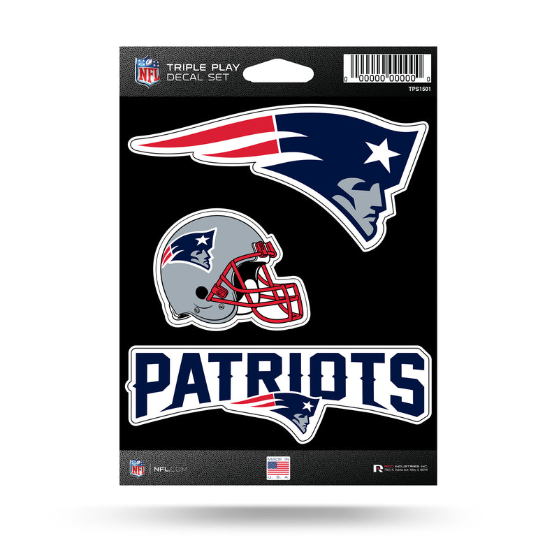 Patriots Triple Play Sticker