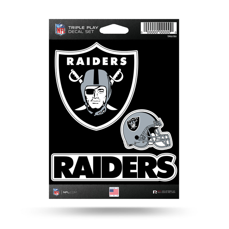 Raiders Triple Play Sticker