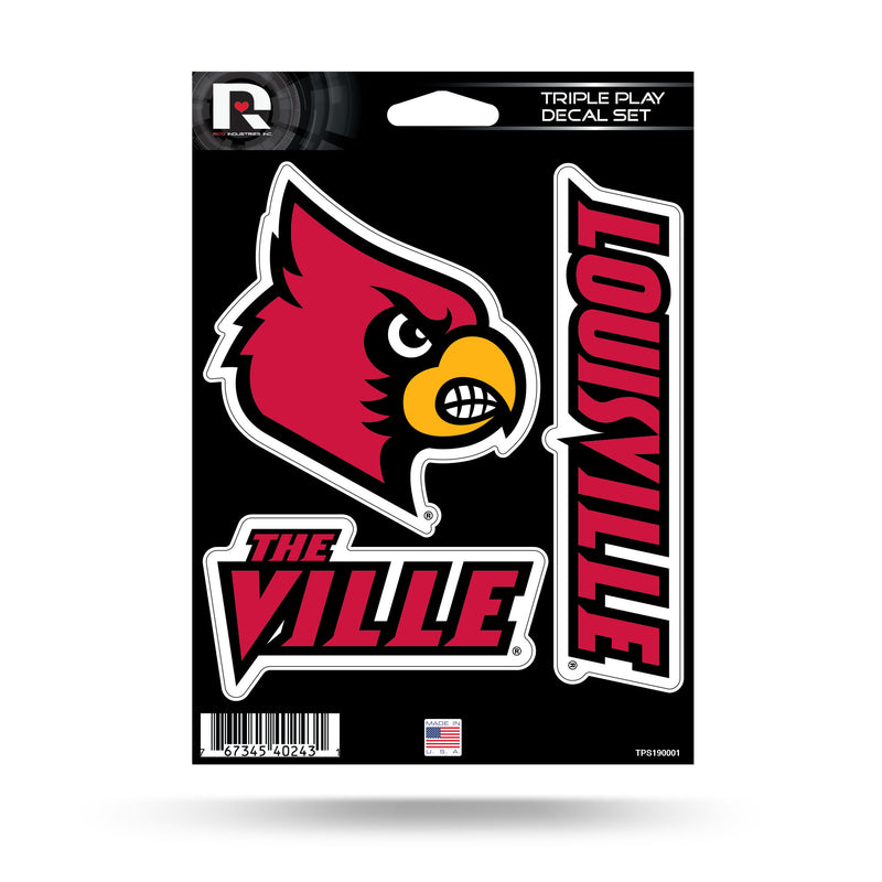 Louisville Triple Play Sticker