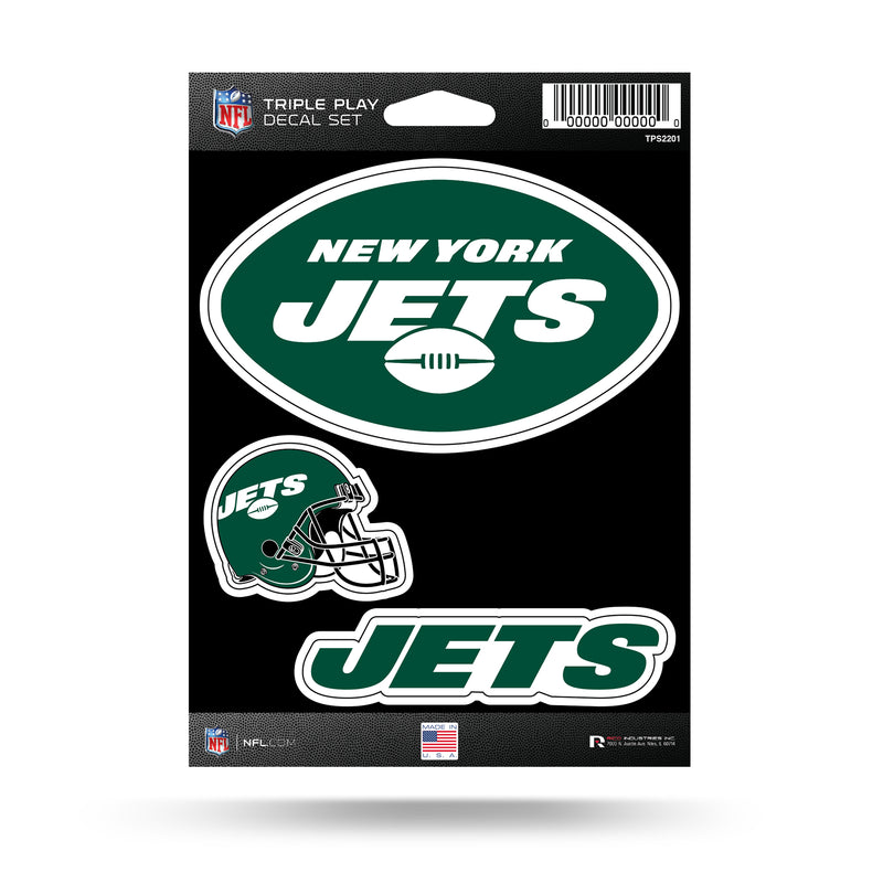 Jets Triple Play Sticker