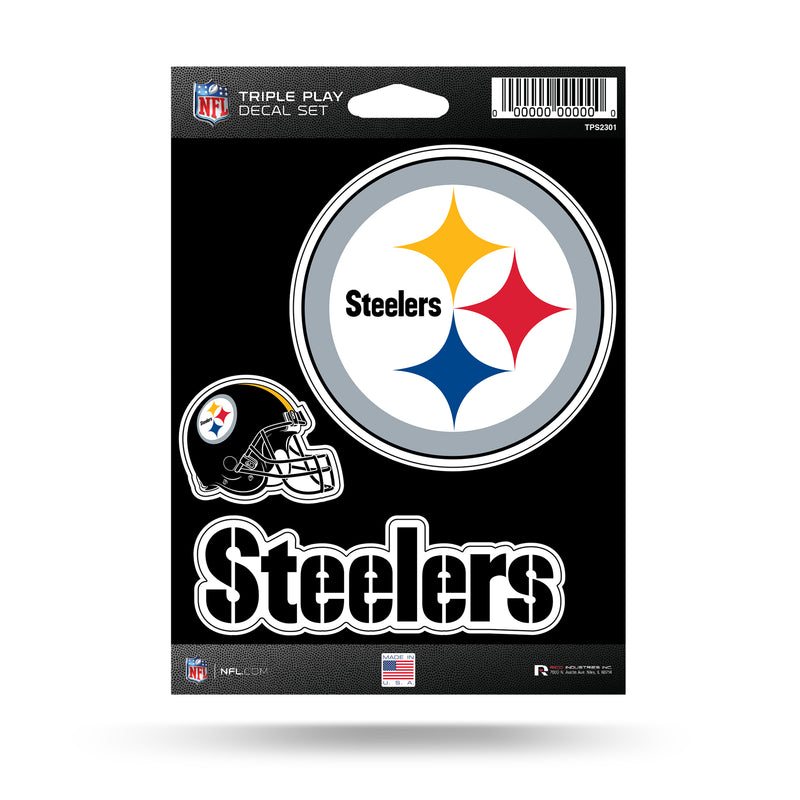 Steelers Triple Play Sticker