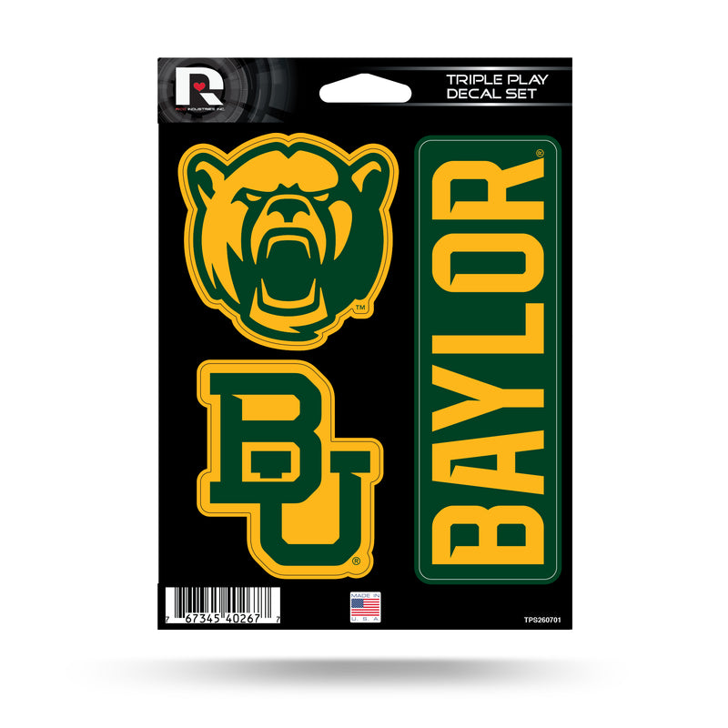 Baylor Triple Play Sticker