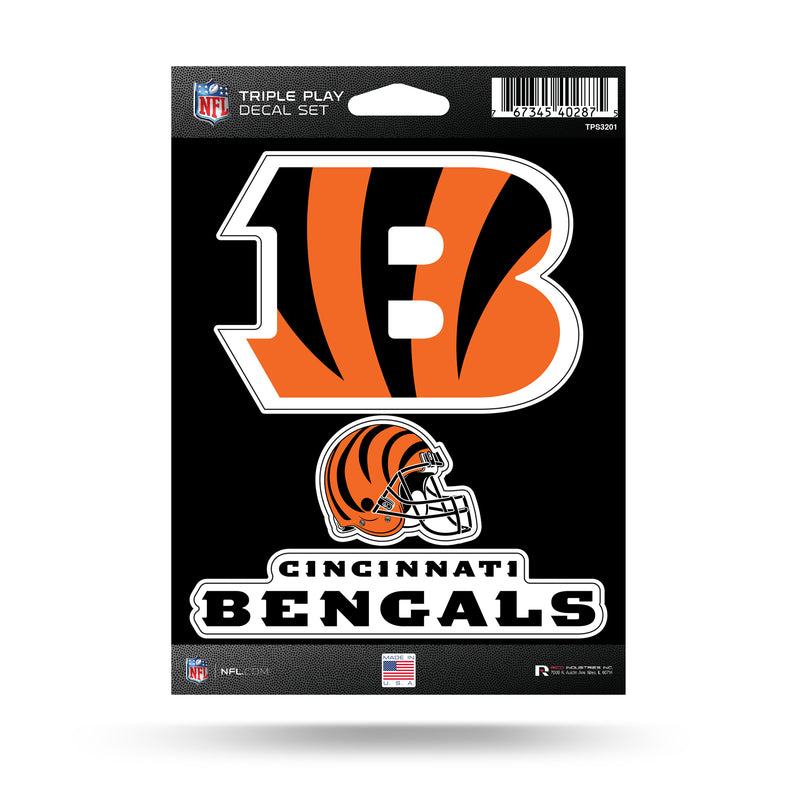 Bengals Triple Play Sticker