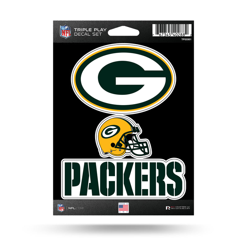 Packers Triple Play Sticker