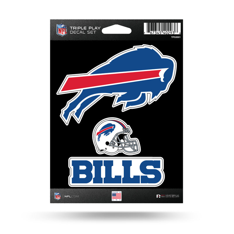 Bills Triple Play Sticker