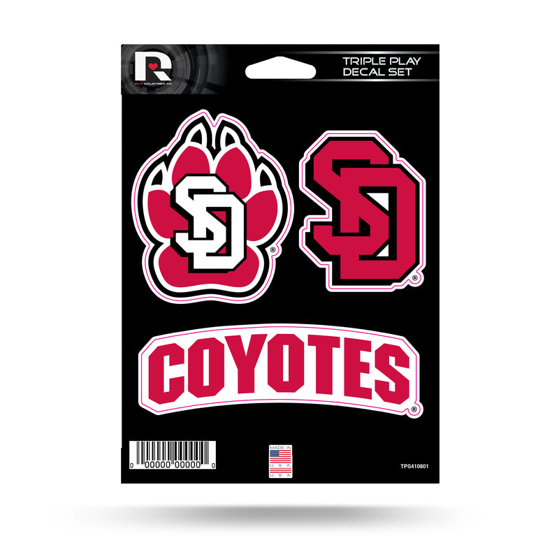 South Dakota University Triple Play Sticker