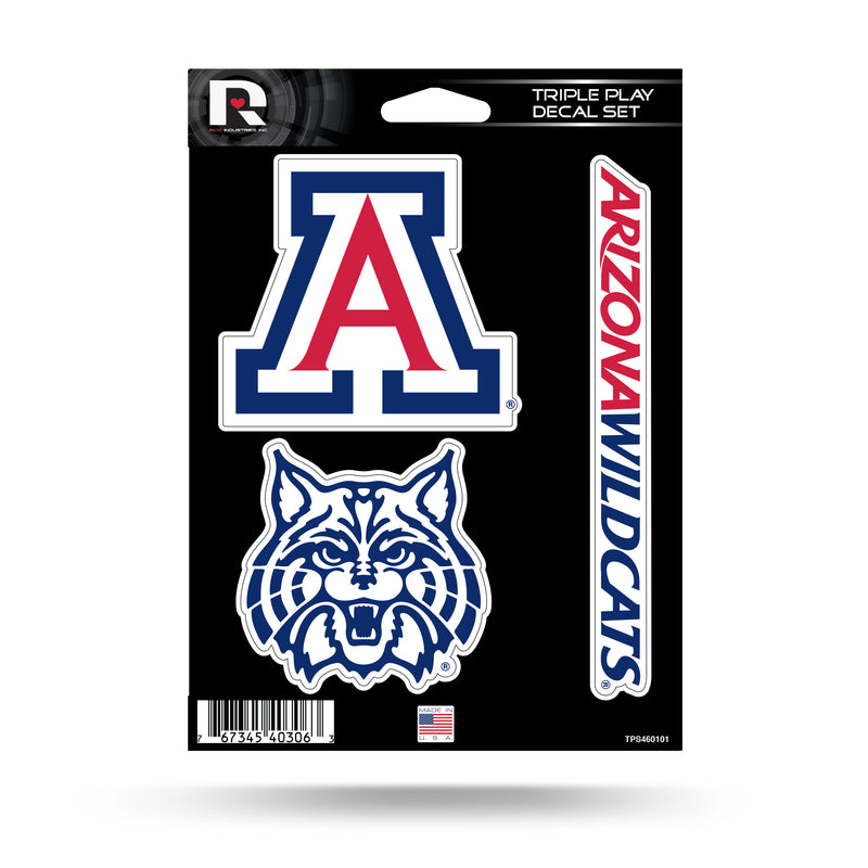 Arizona University Triple Play Sticker