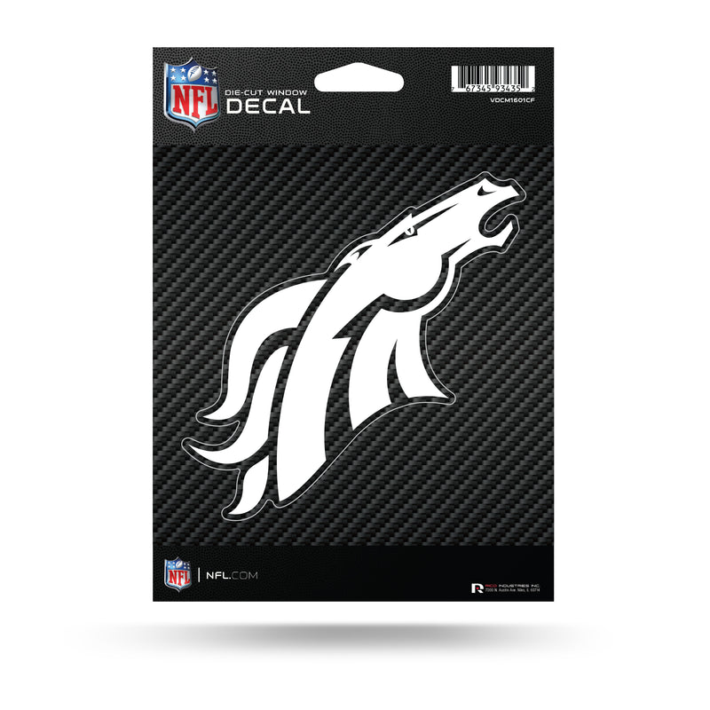 NFL Denver Broncos 5" x 7" Vinyl Die-Cut Decal - Car/Truck/Home Accessory By Rico Industries