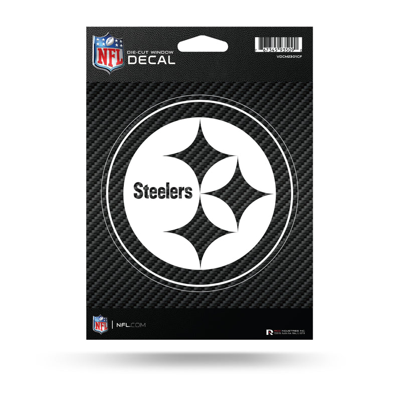 NFL Pittsburgh Steelers 5" x 7" Vinyl Die-Cut Decal - Car/Truck/Home Accessory By Rico Industries