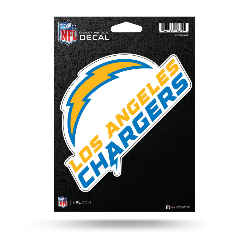 NFL Los Angeles Chargers 5" x 7" Vinyl Die-Cut Decal - Car/Truck/Home Accessory By Rico Industries
