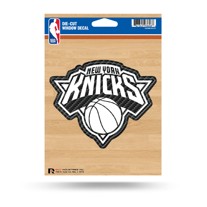 NBA New York Knicks 5" x 7" Vinyl Die-Cut Decal - Car/Truck/Home Accessory By Rico Industries