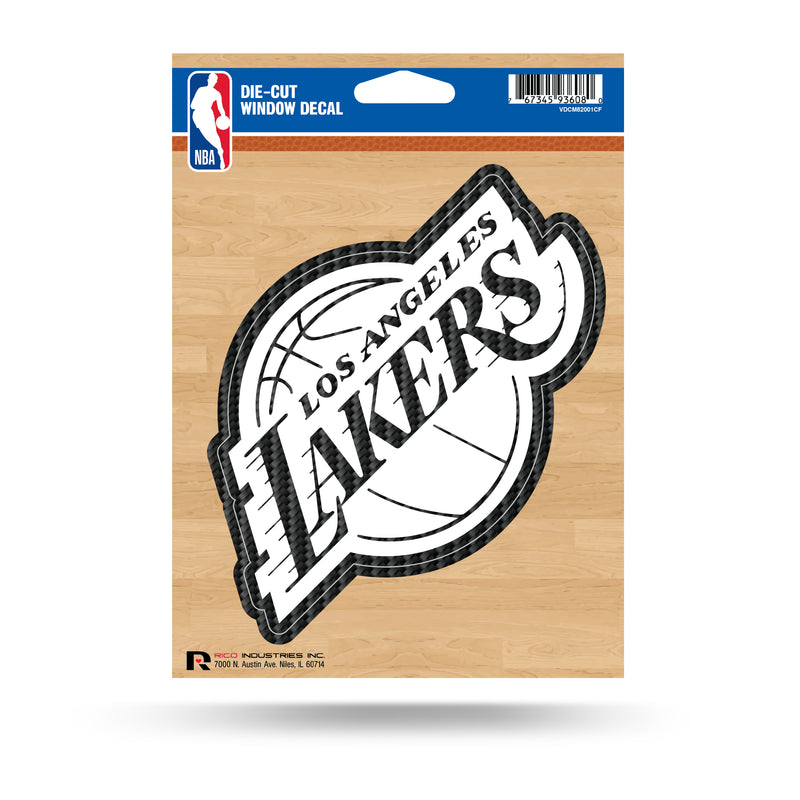 NBA Los Angeles Lakers 5" x 7" Vinyl Die-Cut Decal - Car/Truck/Home Accessory By Rico Industries