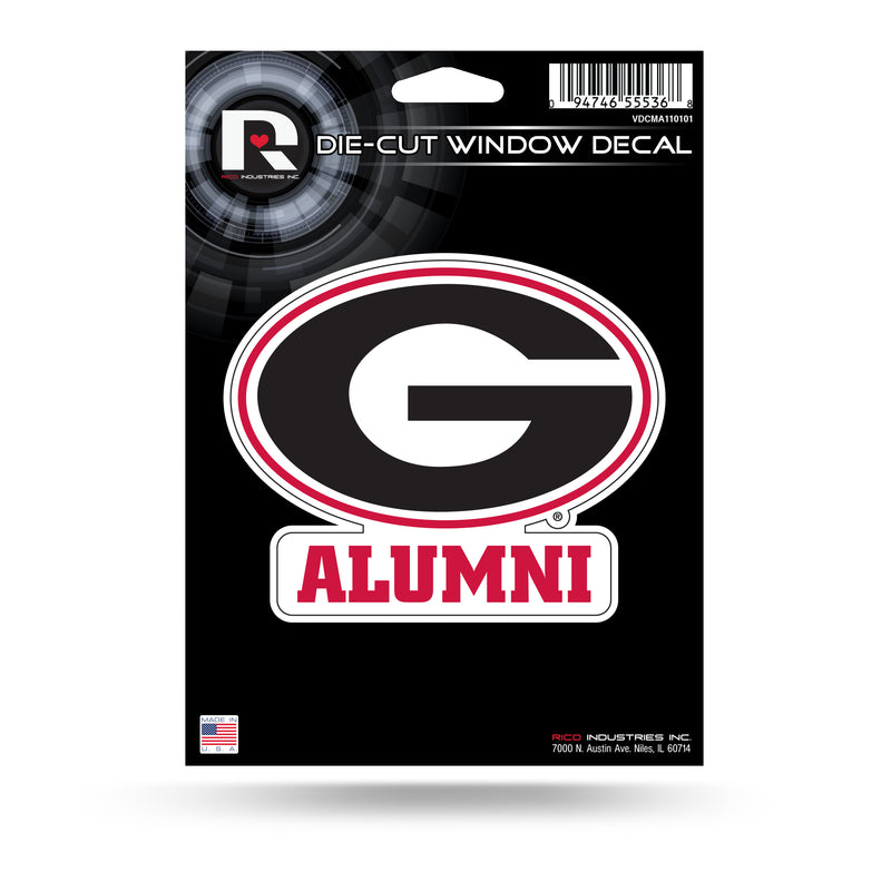 NCAA Georgia Bulldogs 5" x 7" Vinyl Die-Cut Decal - Car/Truck/Home Accessory By Rico Industries