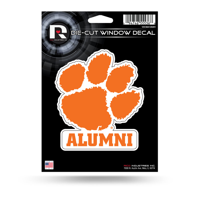 NCAA Clemson Tigers 5" x 7" Vinyl Die-Cut Decal - Car/Truck/Home Accessory By Rico Industries