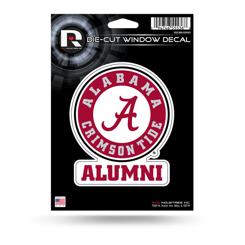 NCAA Alabama Crimson Tide 5" x 7" Vinyl Die-Cut Decal - Car/Truck/Home Accessory By Rico Industries