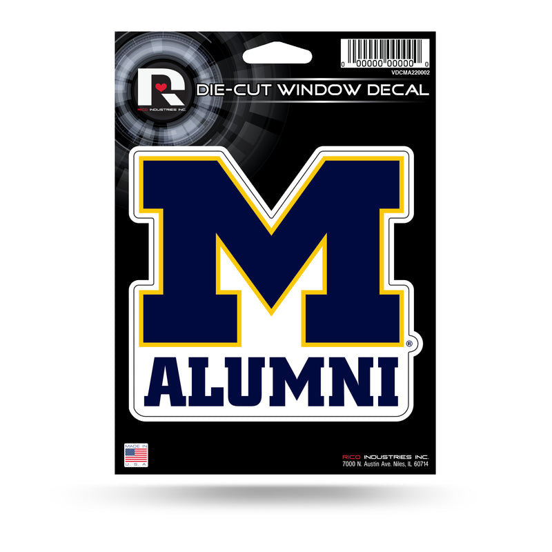 NCAA Michigan Wolverines 5" x 7" Vinyl Die-Cut Decal - Car/Truck/Home Accessory By Rico Industries