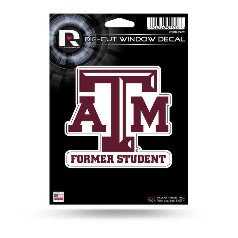 NCAA Texas A&M Aggies 5" x 7" Vinyl Die-Cut Decal - Car/Truck/Home Accessory By Rico Industries