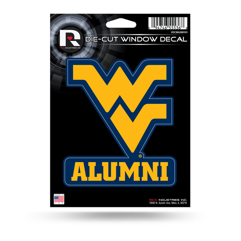 NCAA West Virginia Mountaineers 5" x 7" Vinyl Die-Cut Decal - Car/Truck/Home Accessory By Rico Industries